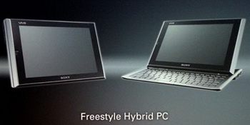 Sony freestyle hybrid PC